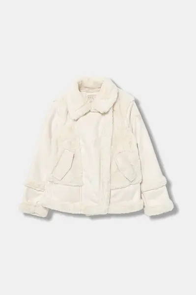 Dětská bunda Guess béžová barva, J5BL07 WCFX0