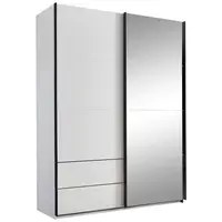 Xora SKŘÍŇ S POSOUVACÍMI DVEŘMI, černá, bílá, 170/225,5/60 cm