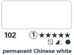 Akvarelová barva Horadam 1/1 – 102 permanent Chinese white