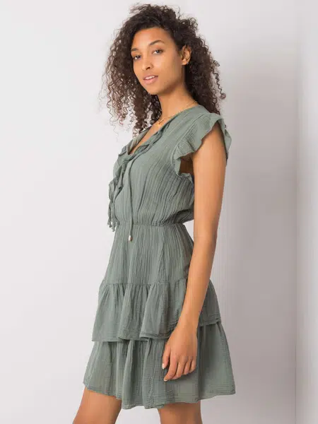 Dress-TW-SK-BI-26594.36P-khaki