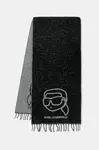 Šála s přídavkem vlny Karl Lagerfeld IKON