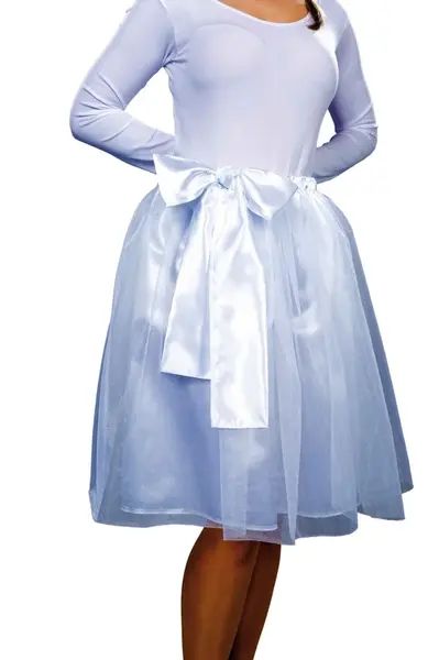 Dámska sukňa biela saténová 34-36