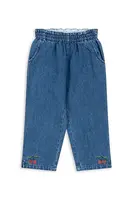 Bavlněné džíny Konges Sløjd MAGOT FRILL PANTS GOTS KS104476