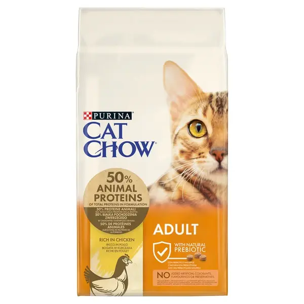 Cat Chow Adult s kuřecím 15 kg