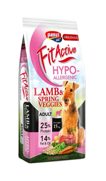FitActive Originals Adult Hypoallergenic suché krmivo pro psy - jehněčí se zeleninou 15 kg