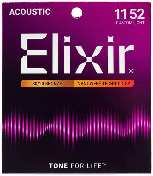 Elixir Nanoweb 80/20 Bronze Custom Light