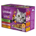 Whiskas Tasty Mix Chef's Choice zmiešaný výber pre dospelé mačky 12 x 85 g
