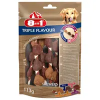 8 in 1 Triple Flavour Skewers pamlsky 113 g