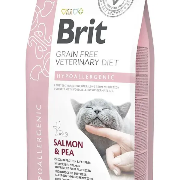 Brit Veterinary Diet Hypoallergenic suché krmivo pro kočky 2 kg