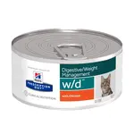 Hill's Prescription Diet w/d Digestive/Weight Management krmivo pro kočky - konzerva 156 g