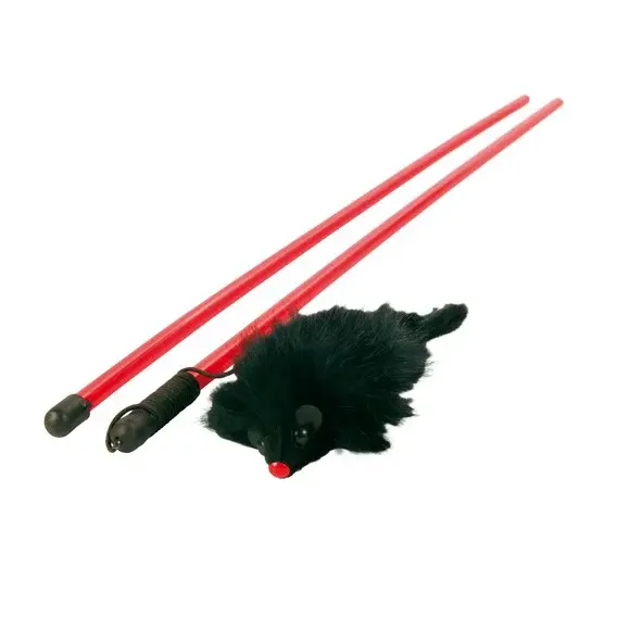 Trixie hůl plyš, s hrkátkem 100 cm (TRX4103)