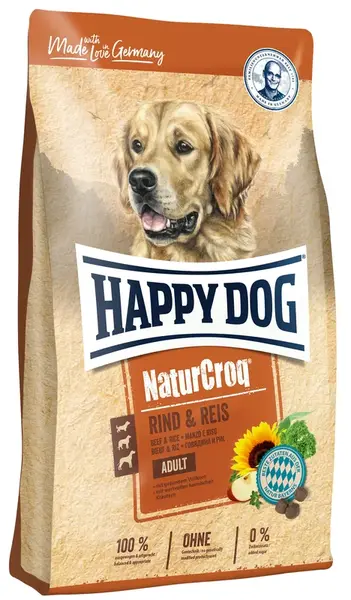 Happy Dog NaturCroq Adult Rind & Reis 15 kg