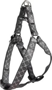 Flamingo Step & Go Odin postroj - černý 45-60 cm