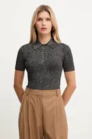 Halenka Karl Lagerfeld dámská, černá barva, A4W18053