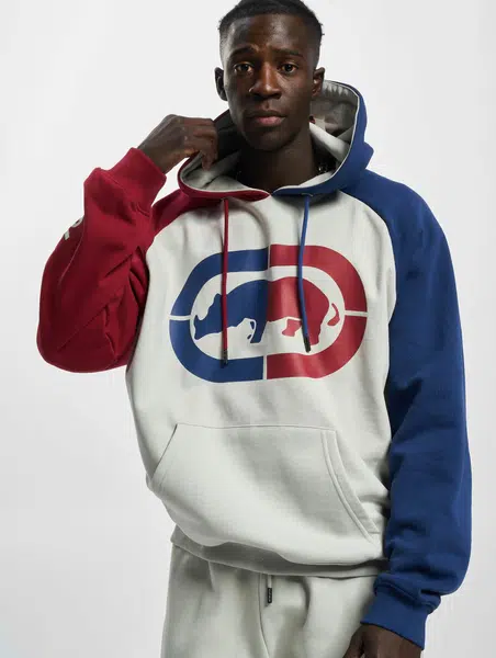 Spoločnosť Ecko Unltd. Grande Hoody Sivá/Červená/Modrá