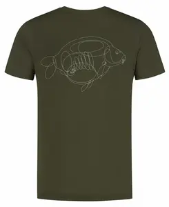 Korda tričko one liner tee olive - xxxl