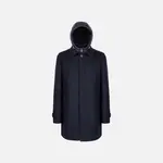 Tmavě modrý pánský kabát Geox Monreale - Pánské