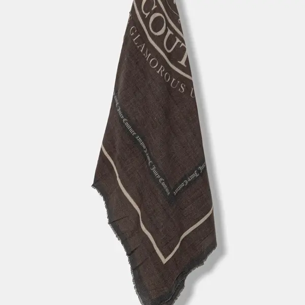 Šátek Juicy Couture Pashmina dámský, hnědá barva, AIJFO8612WPO