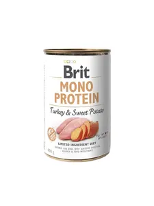 Brit Mono Protein Turkey & Sweet Potato 24 x 400 g