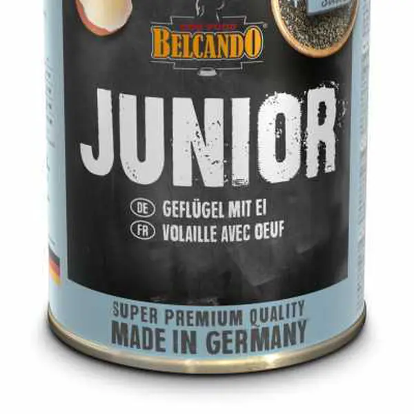 Belcando Junior konzerva, hydina s vajcom 400 g