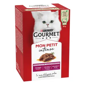 Gourmet Mon Petit mokré krmivo - s mäsom 6 x 50 g