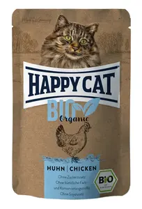 Happy Cat Bio Organic kapsičky - hydina 85 g