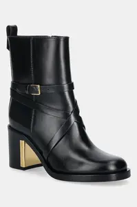 Kožené členkové topánky Elisabetta Franchi