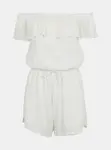 Bílý krátký overal s odhalenými rameny TALLY WEiJL - Dámské
