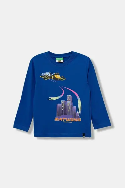 Detská bavlnená košeľa s dlhým rukávom United Colors of Benetton