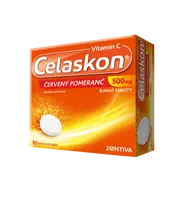 CELASKON červený pomeranč 500mg 30 šumivých tablet