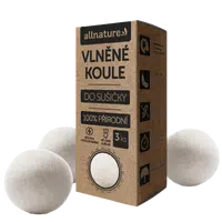 ALLNATURE Vlněné koule do sušičky 3 ks
