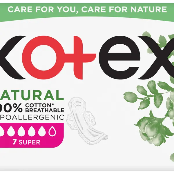 KOTEX® Natural Super 7 ks
