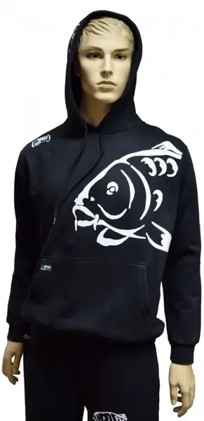R-spekt mikina s kapucňou carper black-veľkosť xl