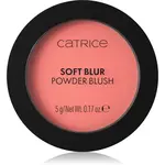 Catrice Soft Blur Powder Brush púdrová lícenka s matným efektom odtieň 040 Pink Positive 5 g
