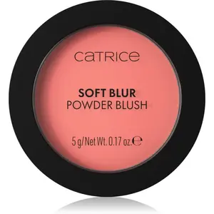 Catrice Soft Blur Powder Brush púdrová lícenka s matným efektom odtieň 040 Pink Positive 5 g