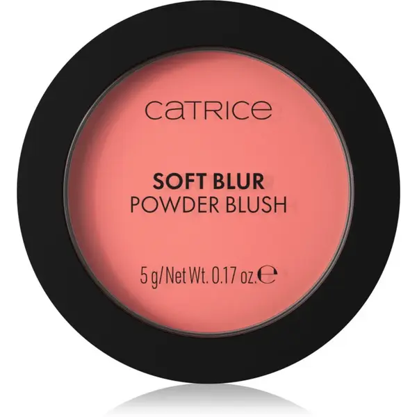 Catrice Soft Blur Powder Brush púdrová lícenka s matným efektom odtieň 040 Pink Positive 5 g