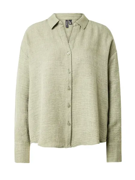 VERO MODA Blúzka 'MELANEY QUEENY'  olivová