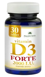PHARMA ACTIV Vitamín D3 FORTE 2000 I.U. 30 tablet