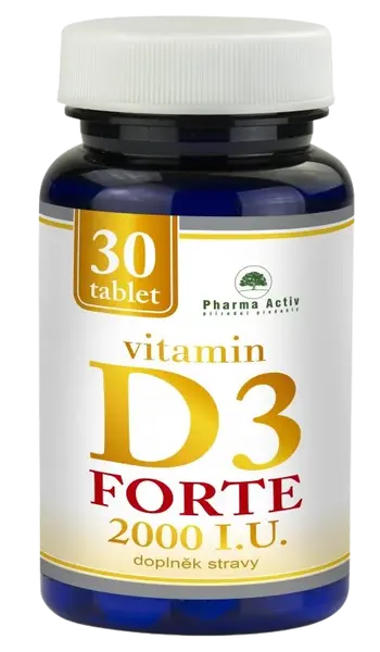 PHARMA ACTIV Vitamín D3 FORTE 2000 I.U. 30 tablet