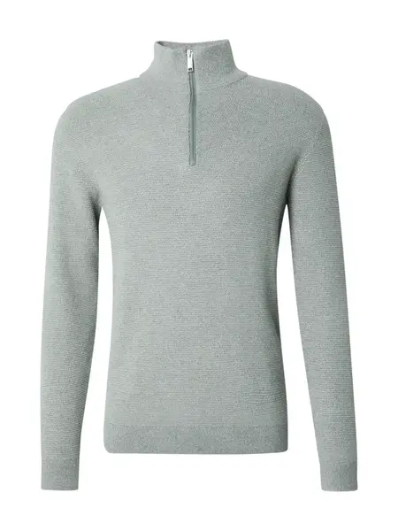 SELECTED Sveter 'SLHROSS'  zelená melírovaná