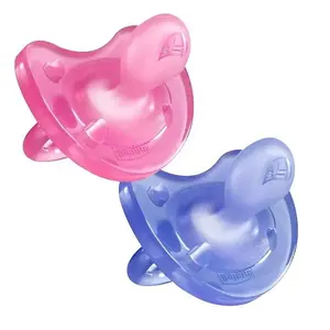 Chicco Dudlík Physio Soft celosilikonový 16-36m dívka 2 ks