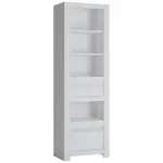 Regál Novi NVIR01 2S biela alpin/pvc biela supermat