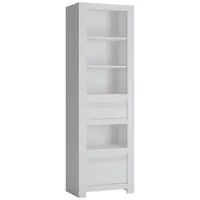 Regál Novi NVIR01 2S biela alpin/pvc biela supermat