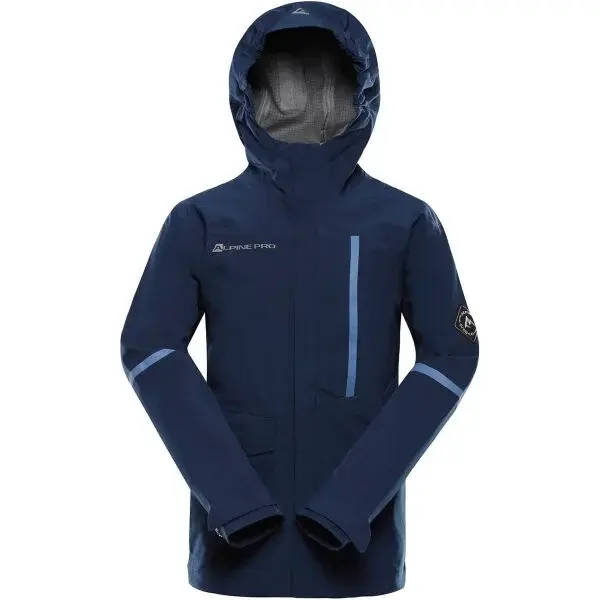 ALPINE PRO ZARRO 3 Detská bunda s membránou, tmavo modrá, veľkosť 128-134
