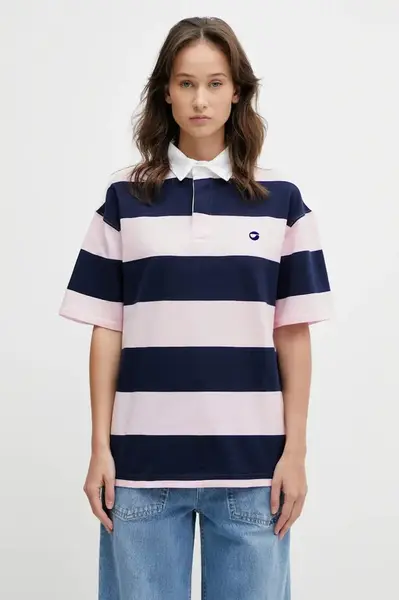Bavlněné polo tričko Coperni Striped Polo