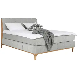 MID.YOU POSTEL BOXSPRING, 160/200 cm, barvy stříbra