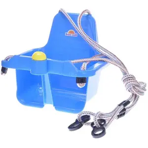 Houpačka s klaksonem modrá