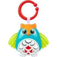 Chicco Owl Rattle kontrastní závěsná hračka s chrastítkem 1 ks
