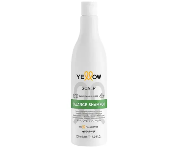 Čisticí šampon pro mastnou pokožku hlavy Yellow Professional Scalp Balance Shampoo - 500 ml + dárek zdarma