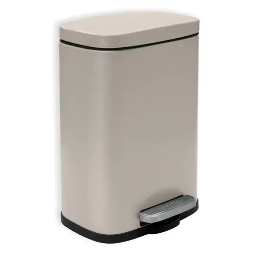 Spirella Spirella pedálový odpadkový kôš akira matná šedo-hnedá oceľ 5 l 10.19837